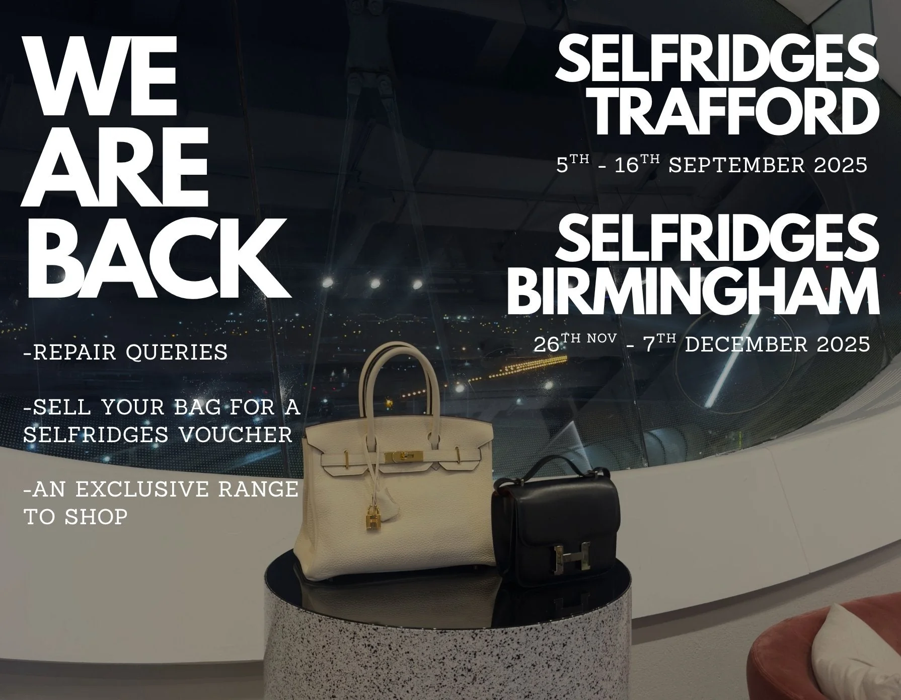 Manchester We Are Back ! Trafford Pop Up 5th - 16th September 2025