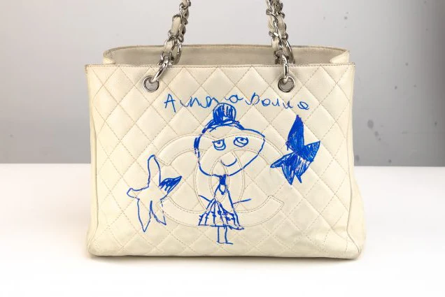Daughter Doodled on Chanel GST: