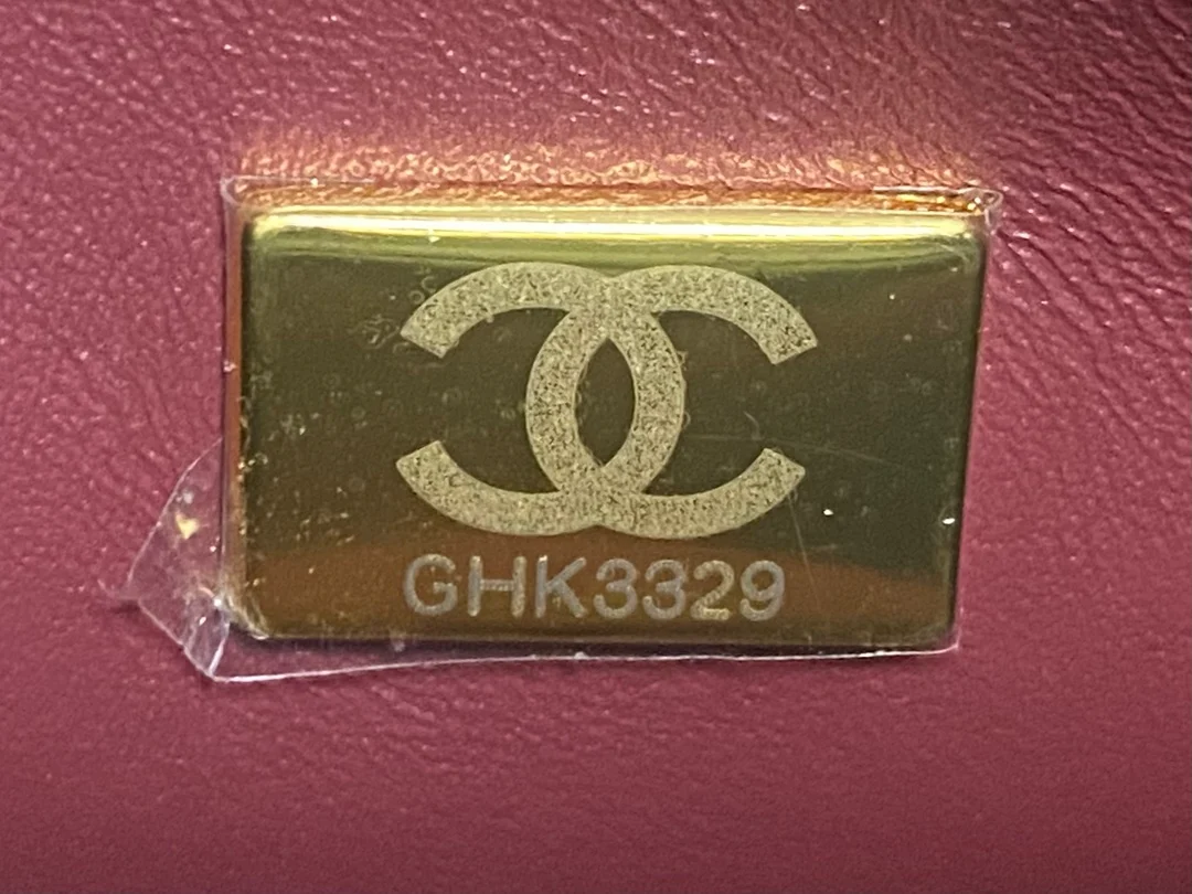 Chanel AS6424 Mini Flap in Beige Shiny Calfskin