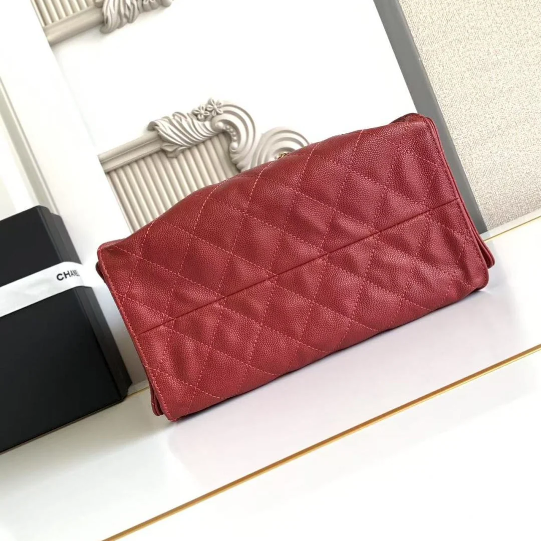 Chanel 25 Small Hobo in Red