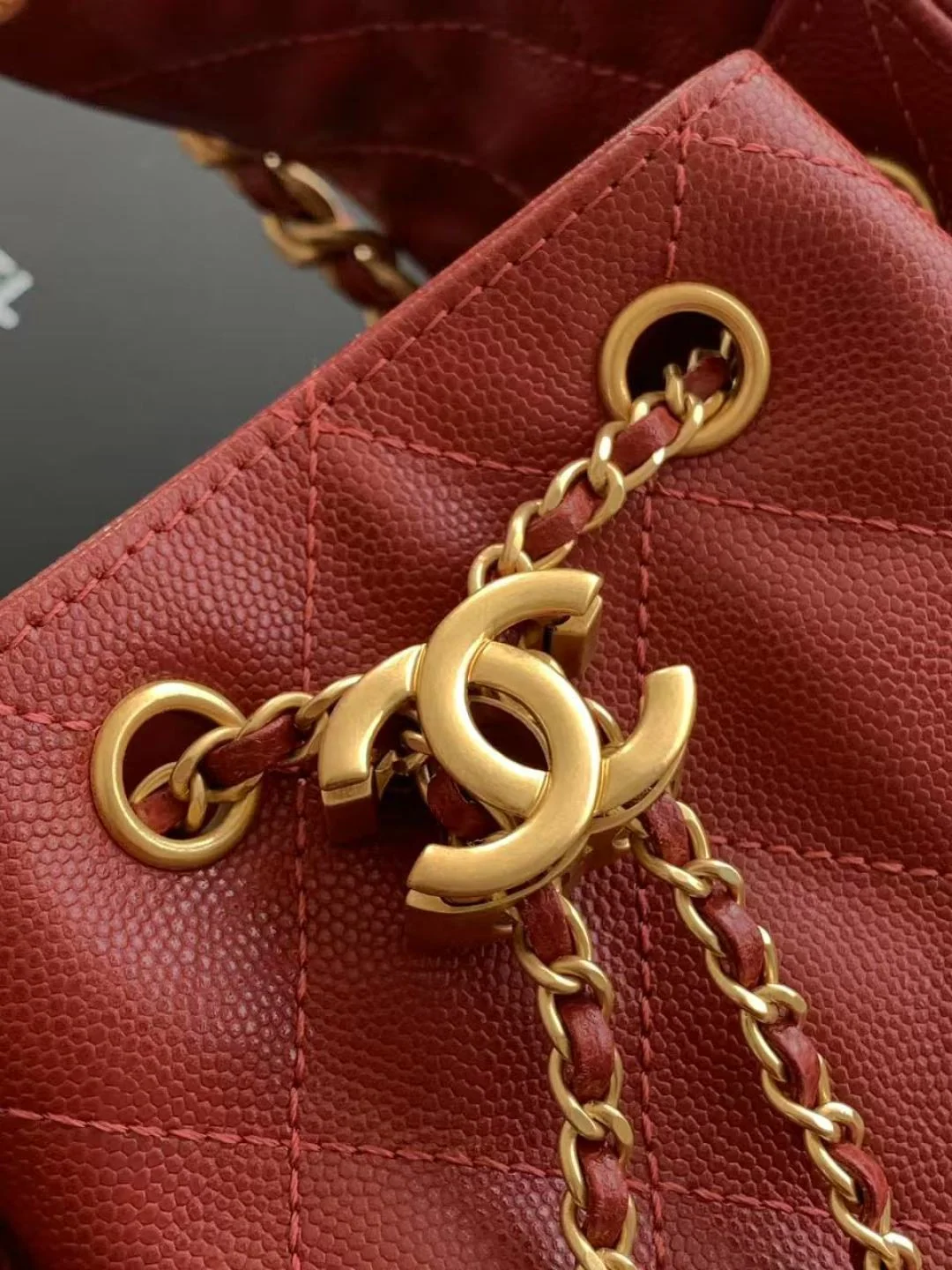 Chanel 25 Small Hobo in Red