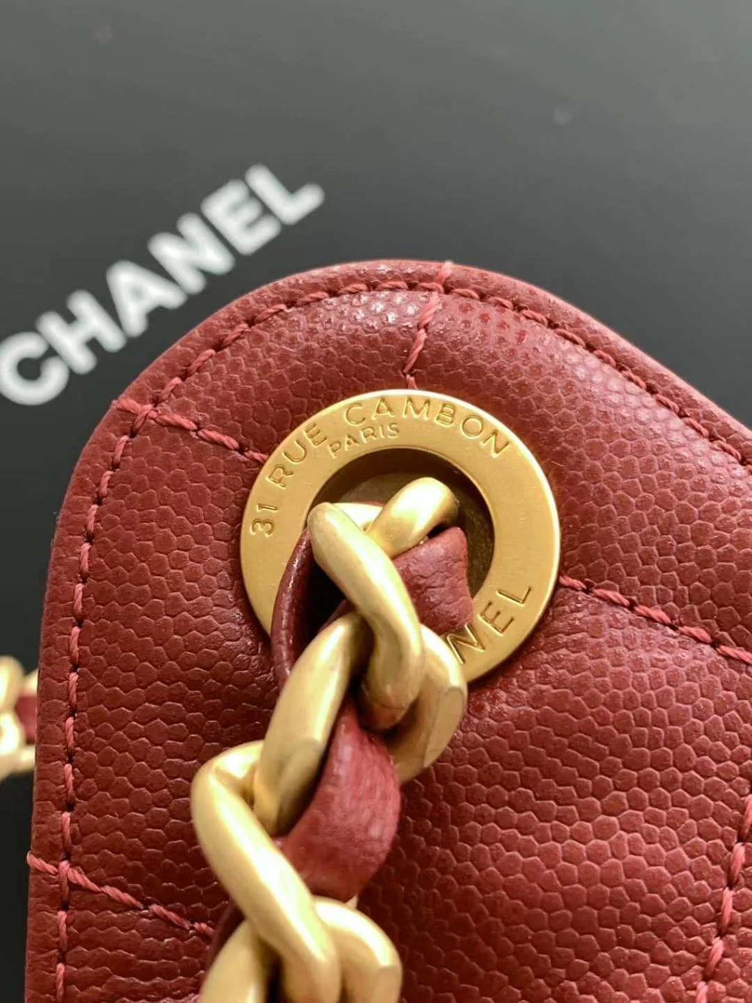Chanel 25 Small Hobo in Red