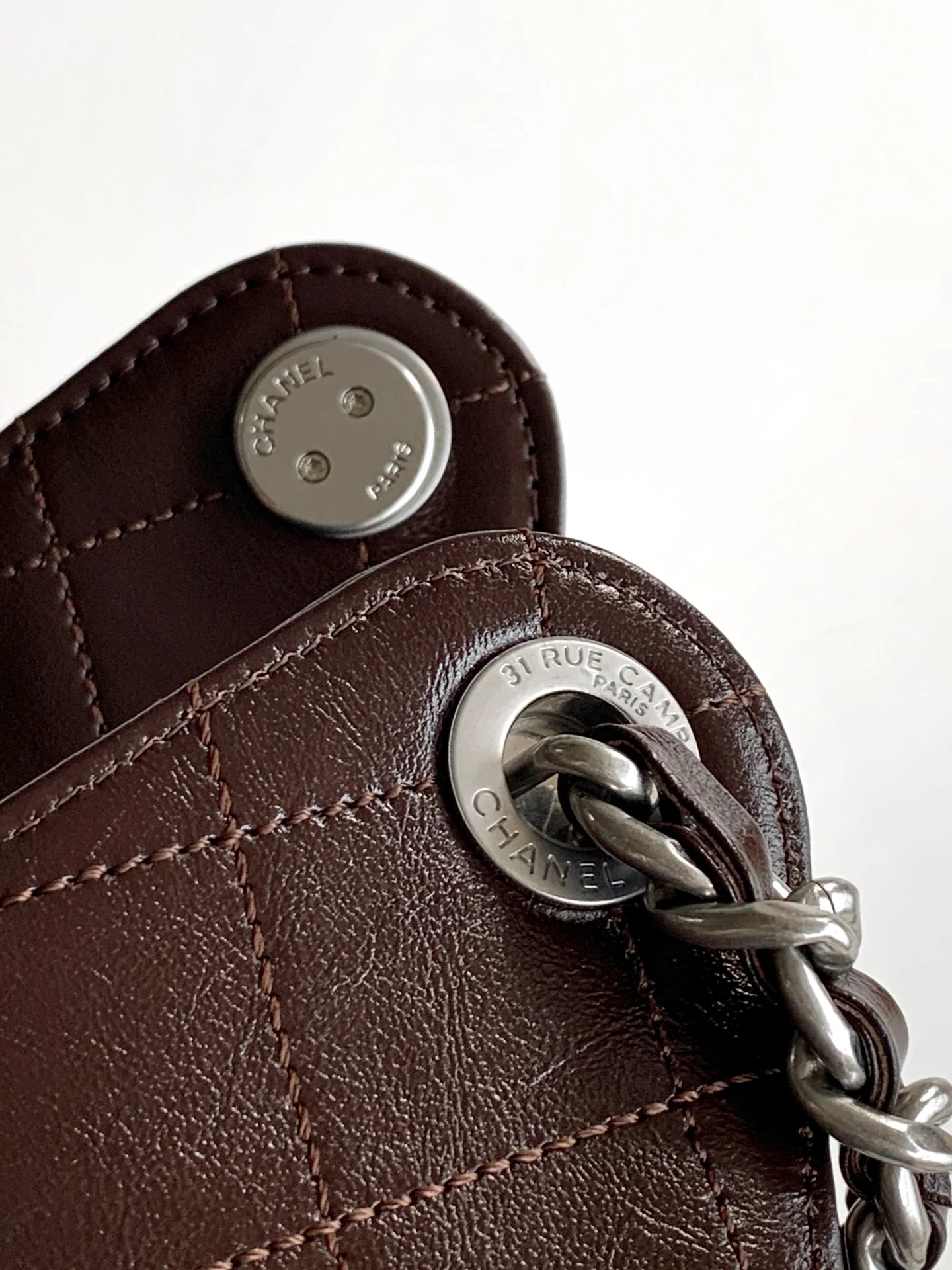 Chanel 25 Small Hobo in Coffee Brown Calfskin