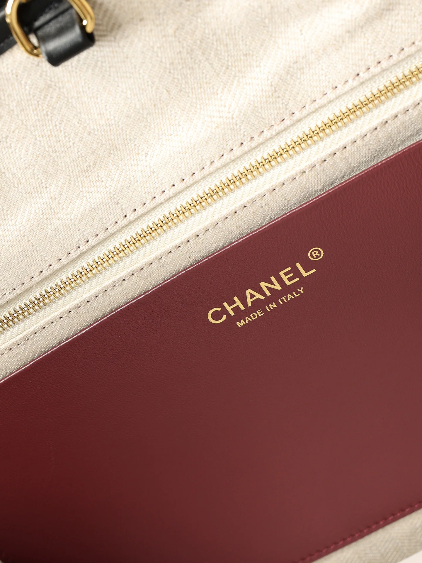 Chanel Large Shopping Bag – Black, White & Gray | Pre-Owned Authentic