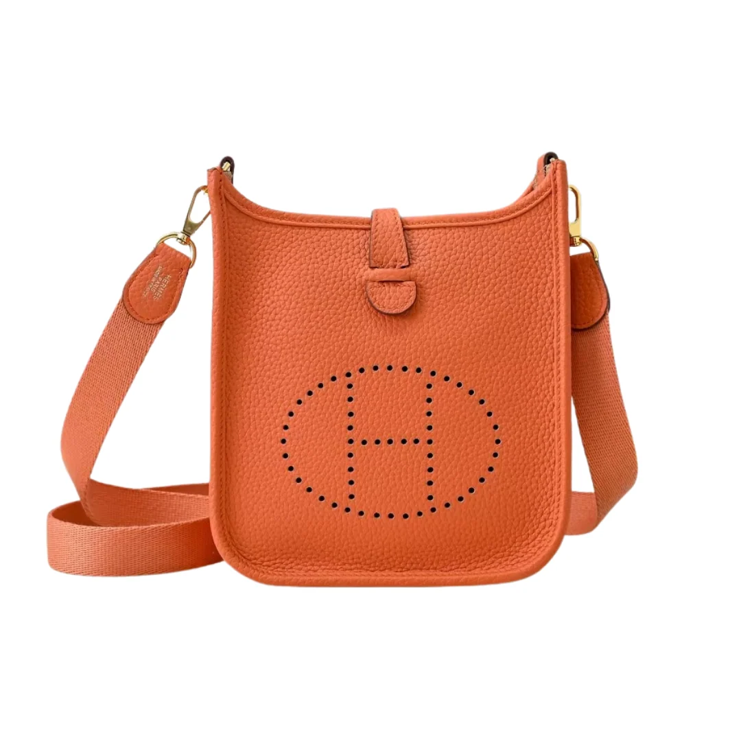 Hermes Evelyne 16 in  Orange - Pre-Owned Authentic