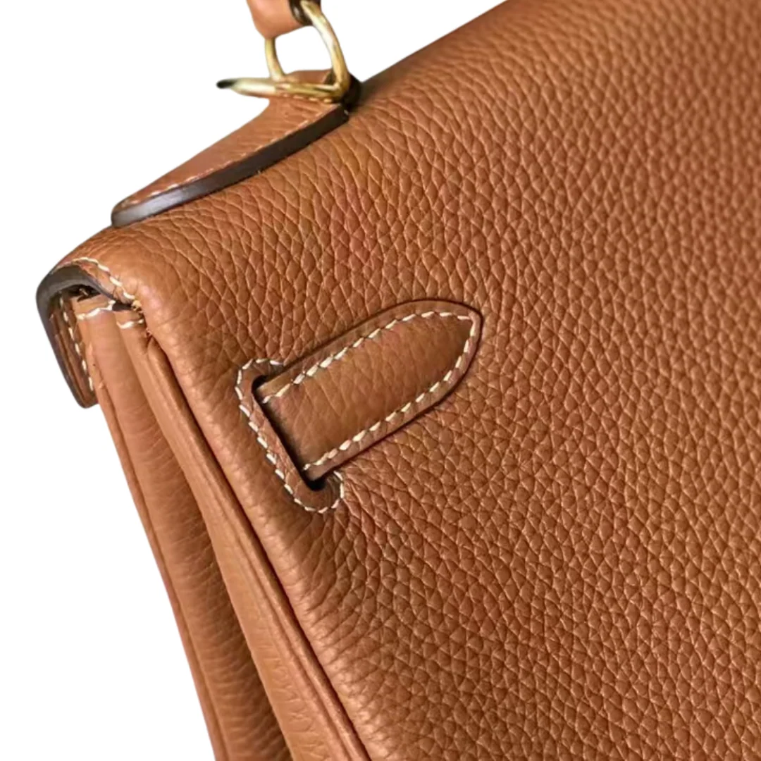 Hermes Kelly 25 Togo Leather in Gold - Pre-Owned Authentic