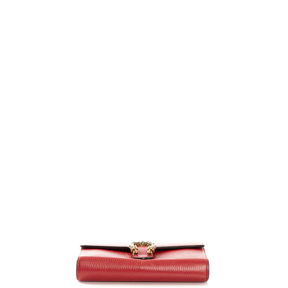 Picture of Gucci Cross Body Dionysus Chain Wallet in Hibiscus Red, Leather