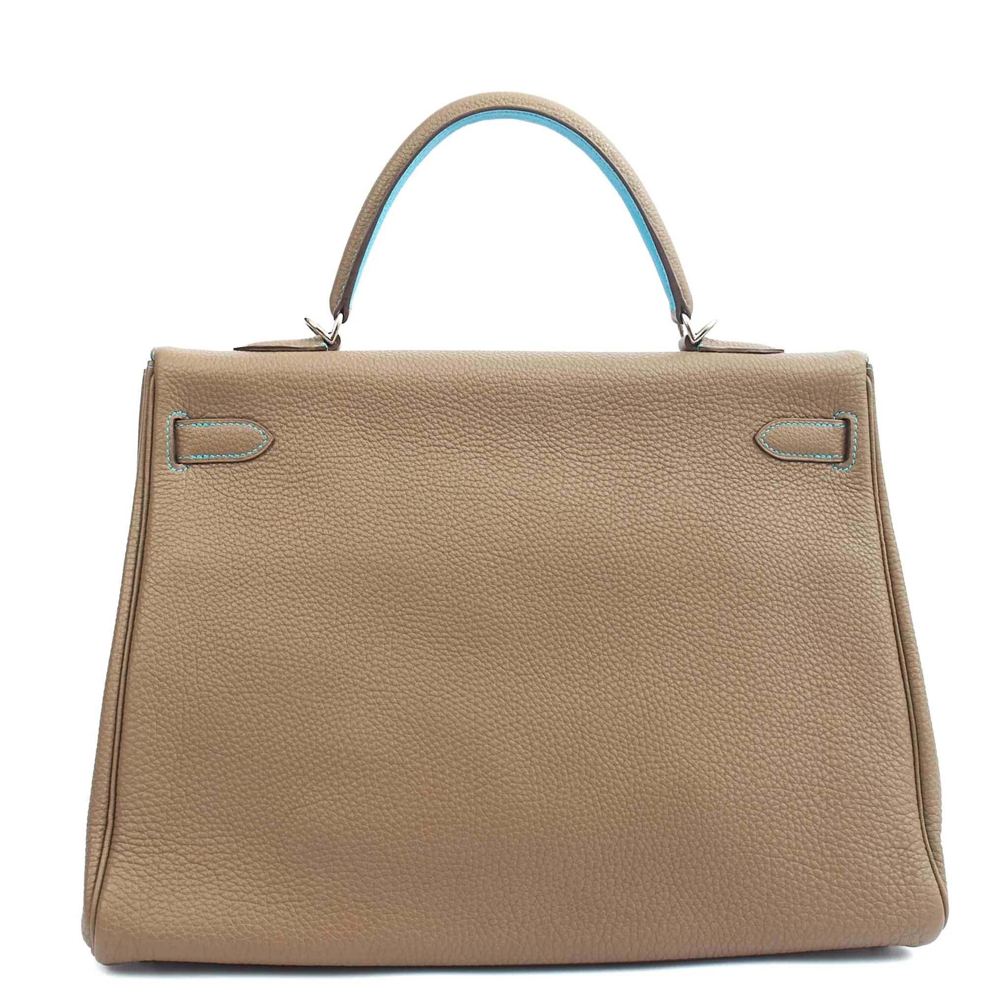 Picture of Hermes Top Handle Kelly 35 in Etain, Togo Leather