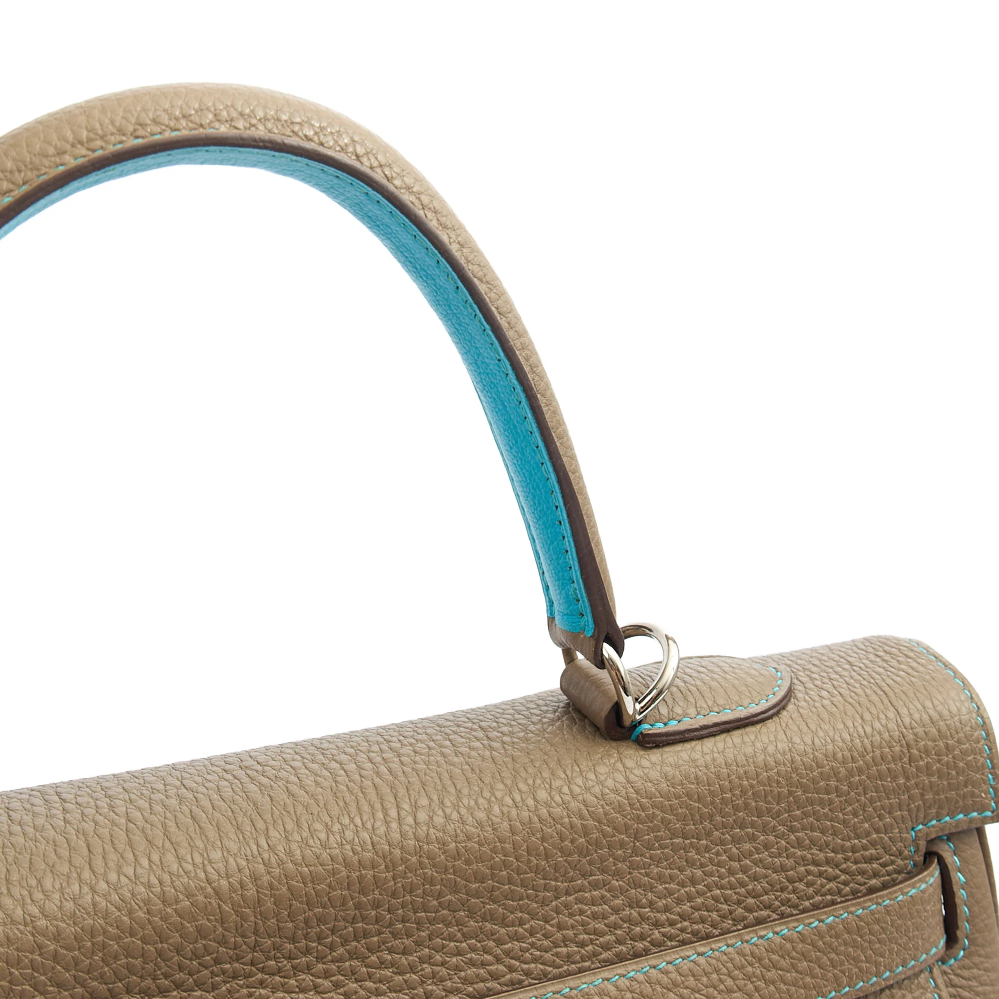 Picture of Hermes Top Handle Kelly 35 in Etain, Togo Leather