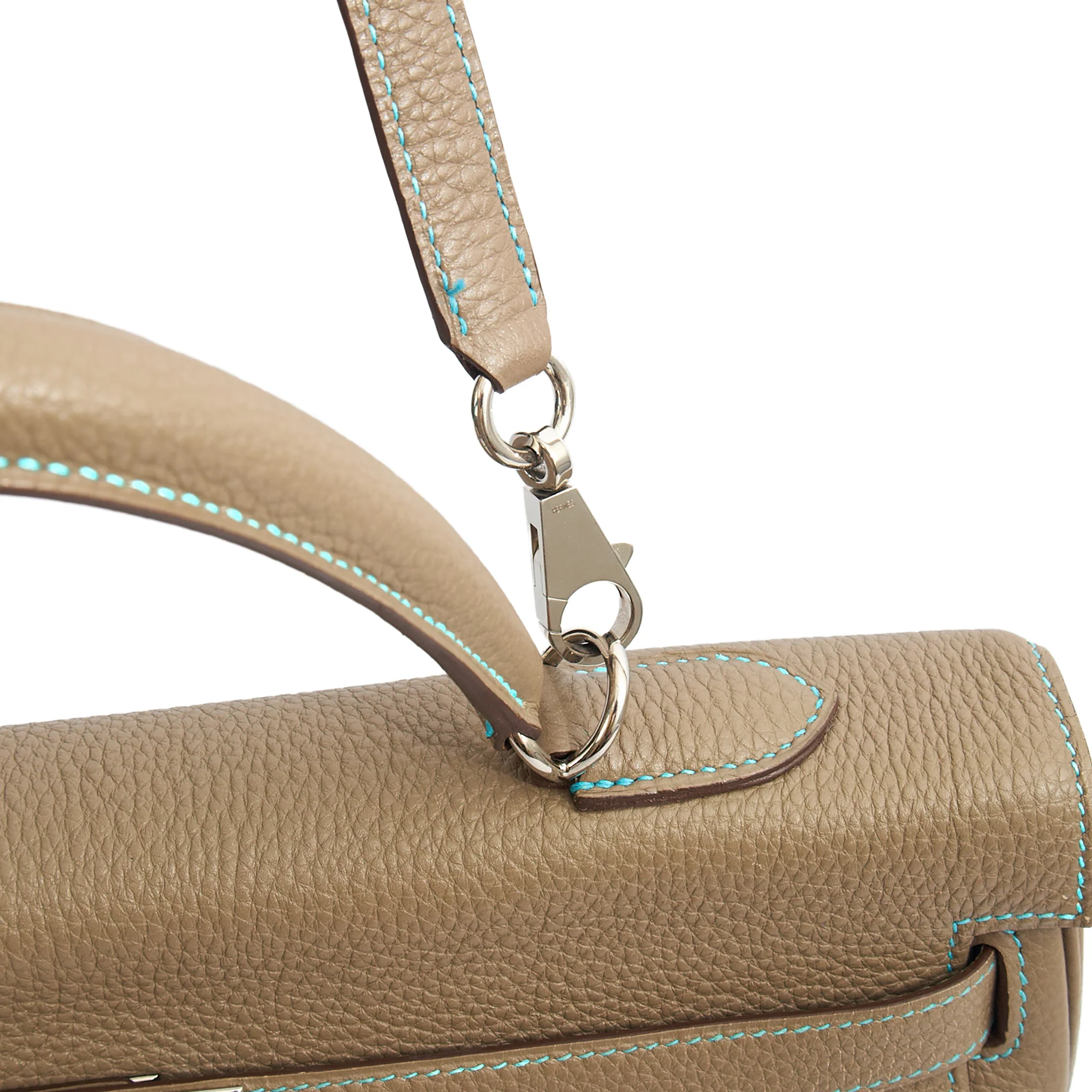 Picture of Hermes Top Handle Kelly 35 in Etain, Togo Leather