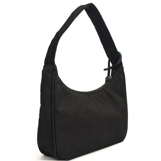 Picture of Prada Shoulder Bag Re-Edition 2000 Terry Mini Bag in Black, Nylon