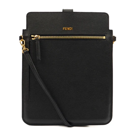 Picture of Fendi Cross Body Crossbody in Black, Leather