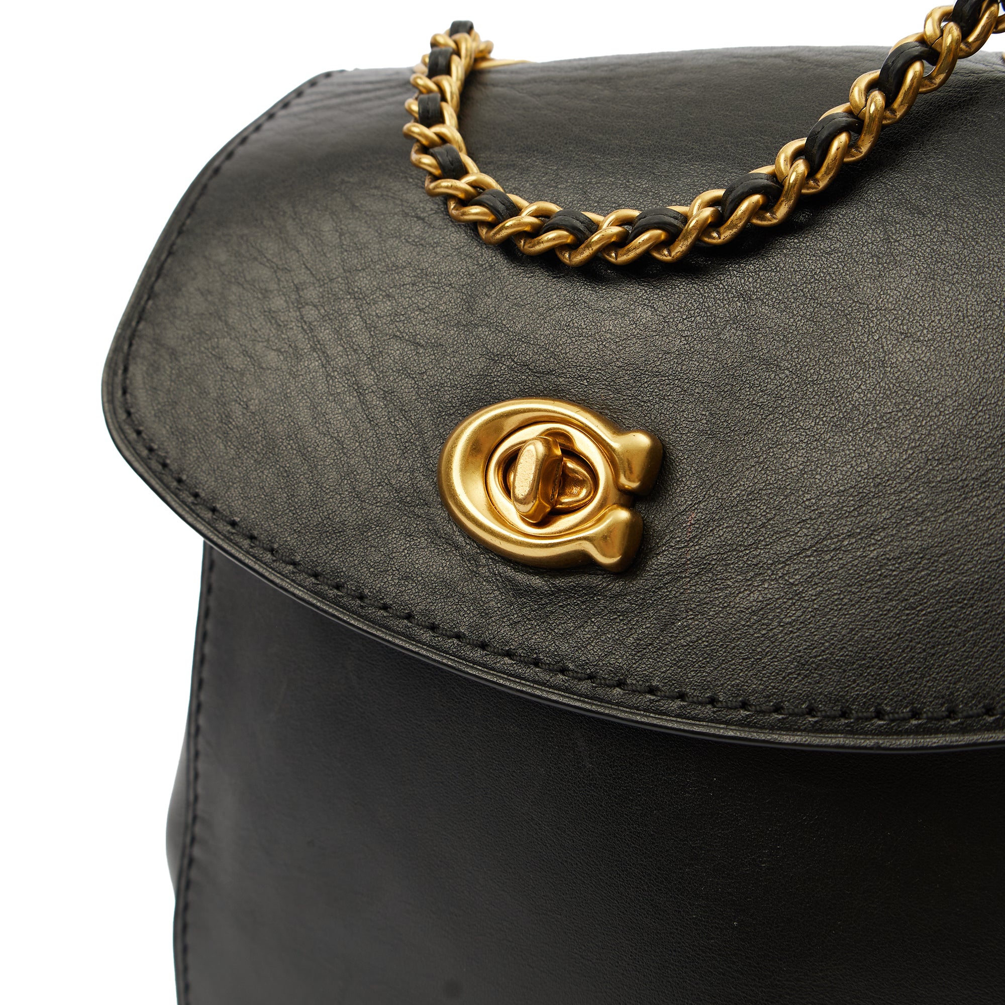 Picture of Coach Backpack Parker Backpack in Black, Leather
