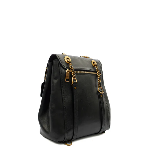 Picture of Coach Backpack Parker Backpack in Black, Leather