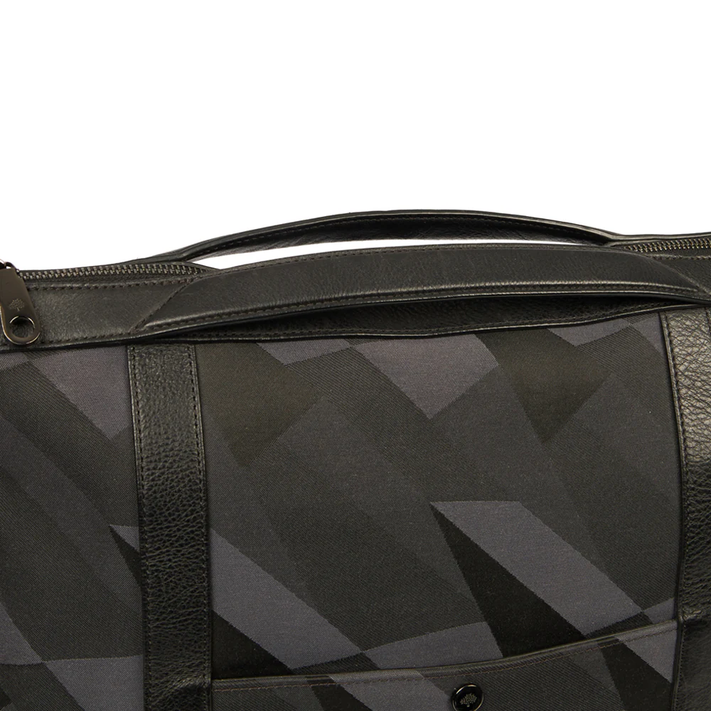 Picture of Mulberry Multitasker Camo Canvas Holdall in Blue, Fabric