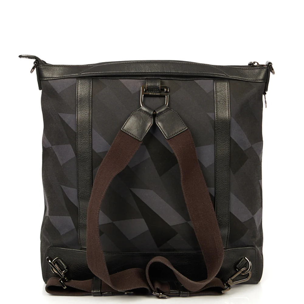 Picture of Mulberry Multitasker Camo Canvas Holdall in Blue, Fabric