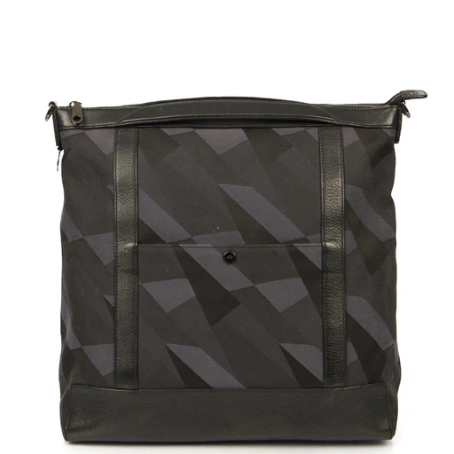 Picture of Mulberry Multitasker Camo Canvas Holdall in Blue, Fabric