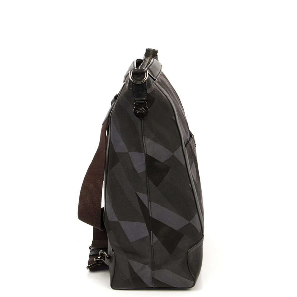 Picture of Mulberry Multitasker Camo Canvas Holdall in Blue, Fabric