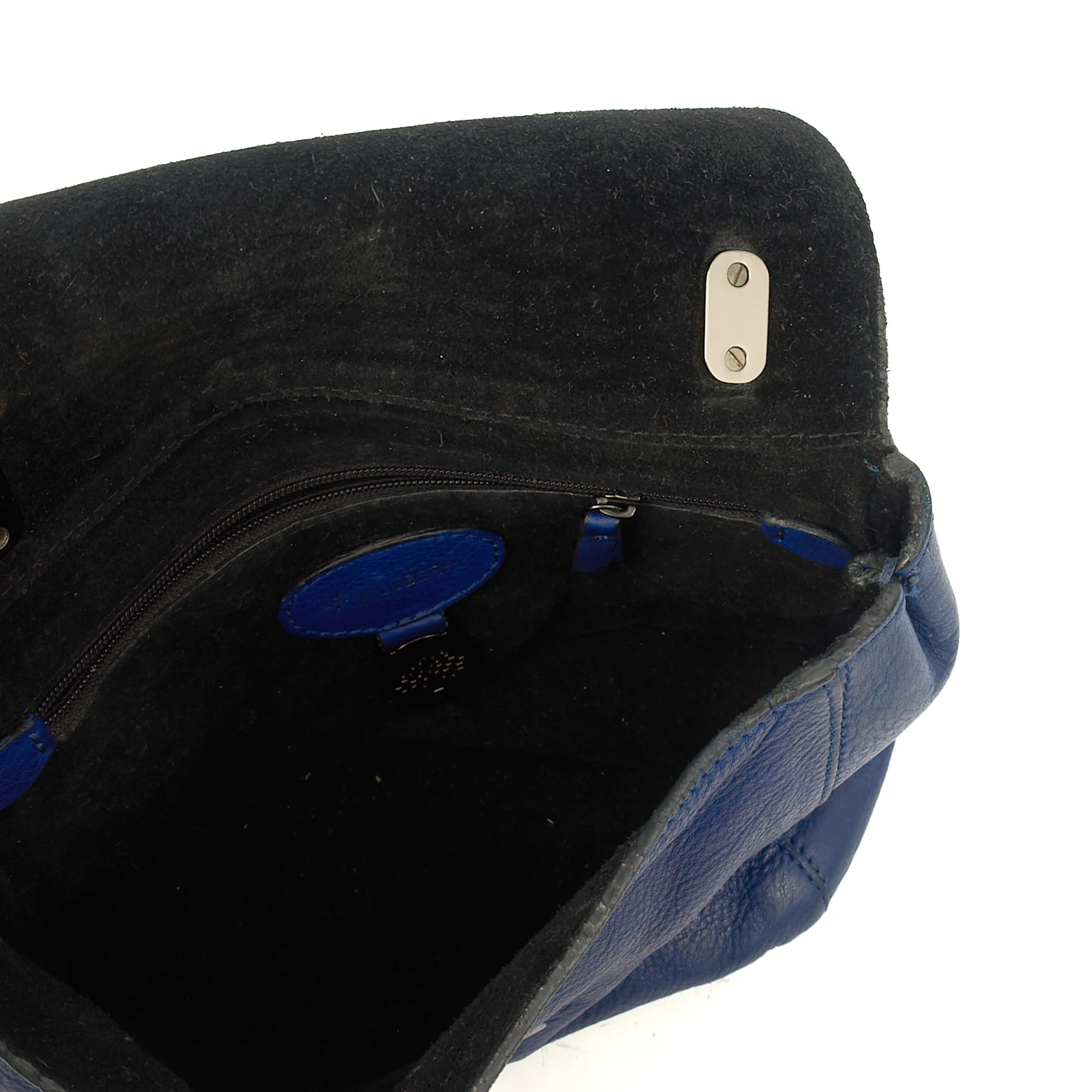 Picture of Mulberry Shoulder Bag Lily in Blue, Calfskin Leather