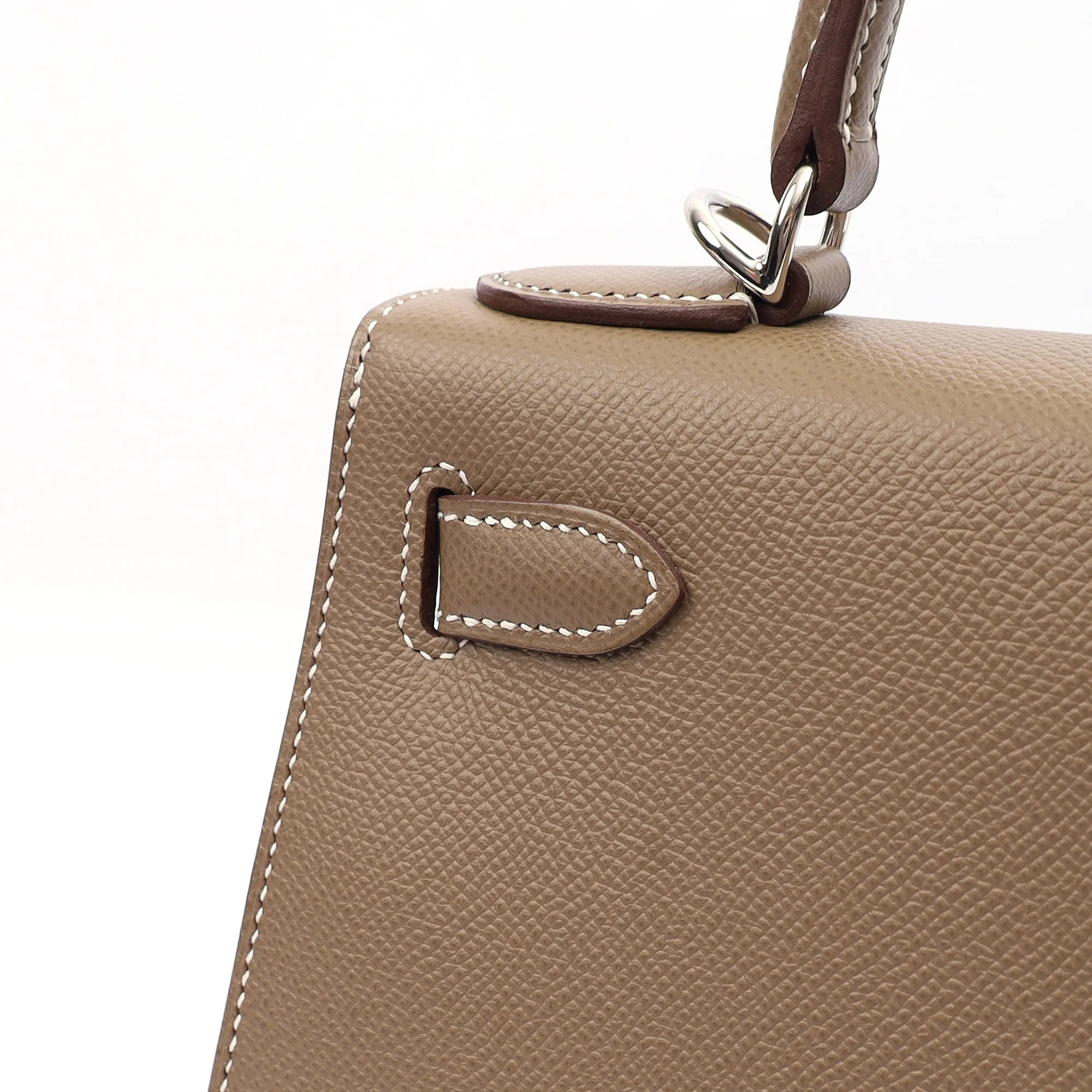 Picture of Hermes Tote Kelly 28 in Etoupe, Epsom Leather