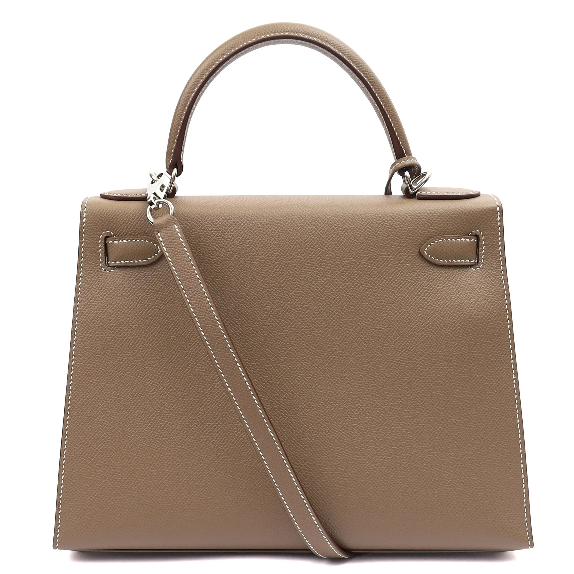 Picture of Hermes Tote Kelly 28 in Etoupe, Epsom Leather