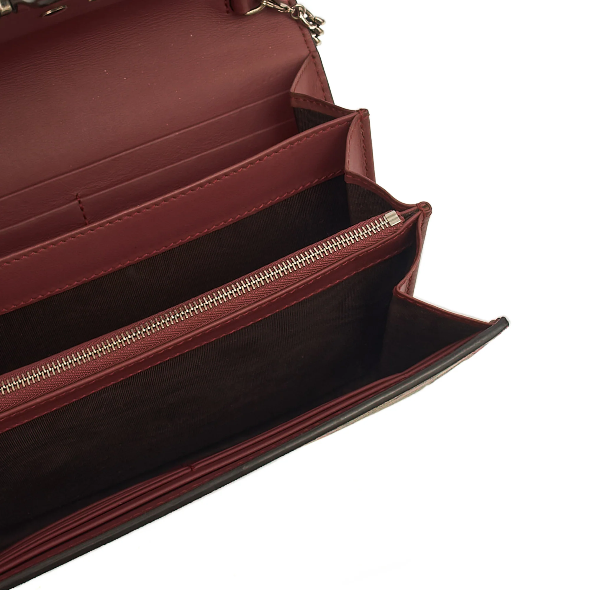 Picture of Gucci Cross Body Dionysus Chain Wallet in Brown, Leather