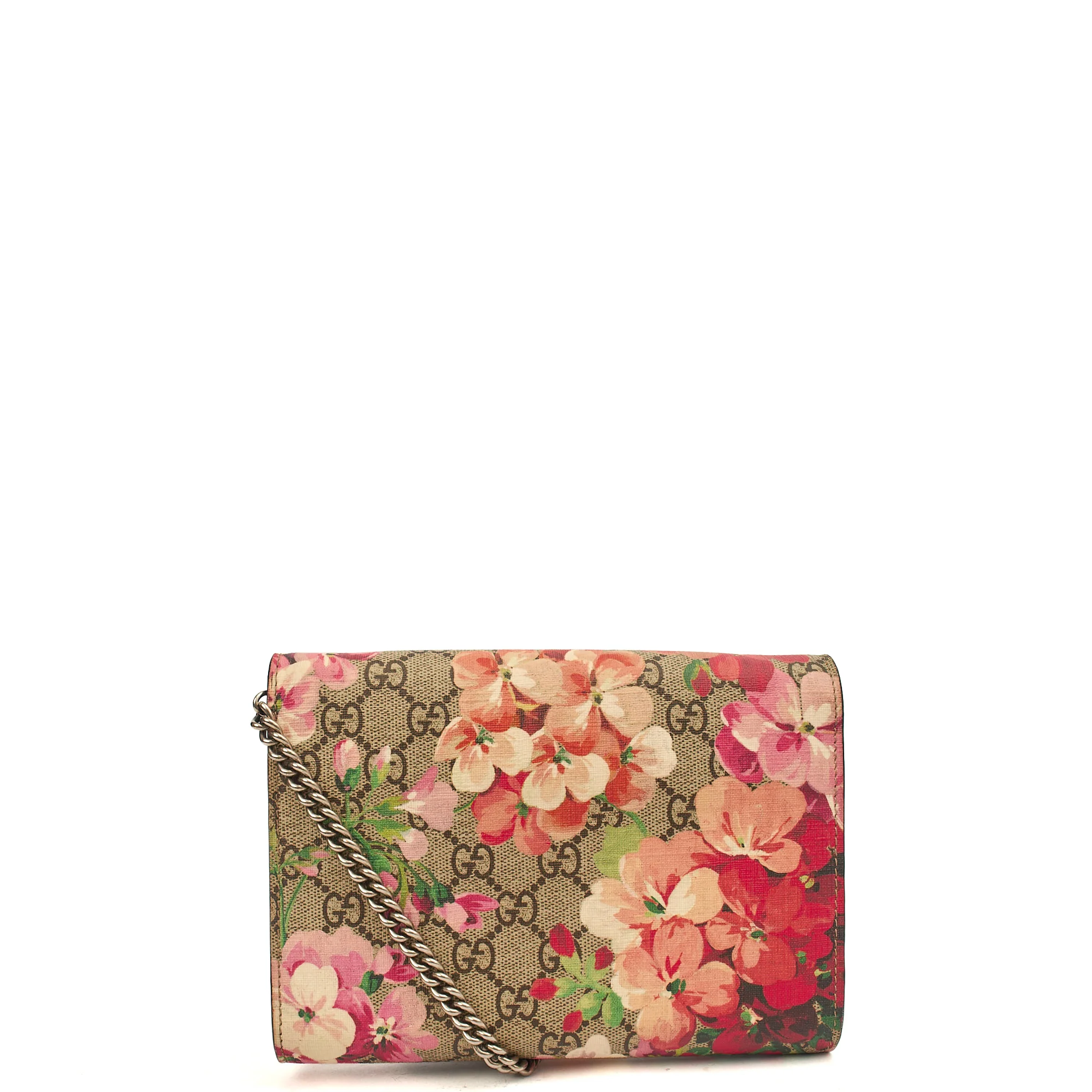 Picture of Gucci Cross Body Dionysus Chain Wallet in Brown, Leather