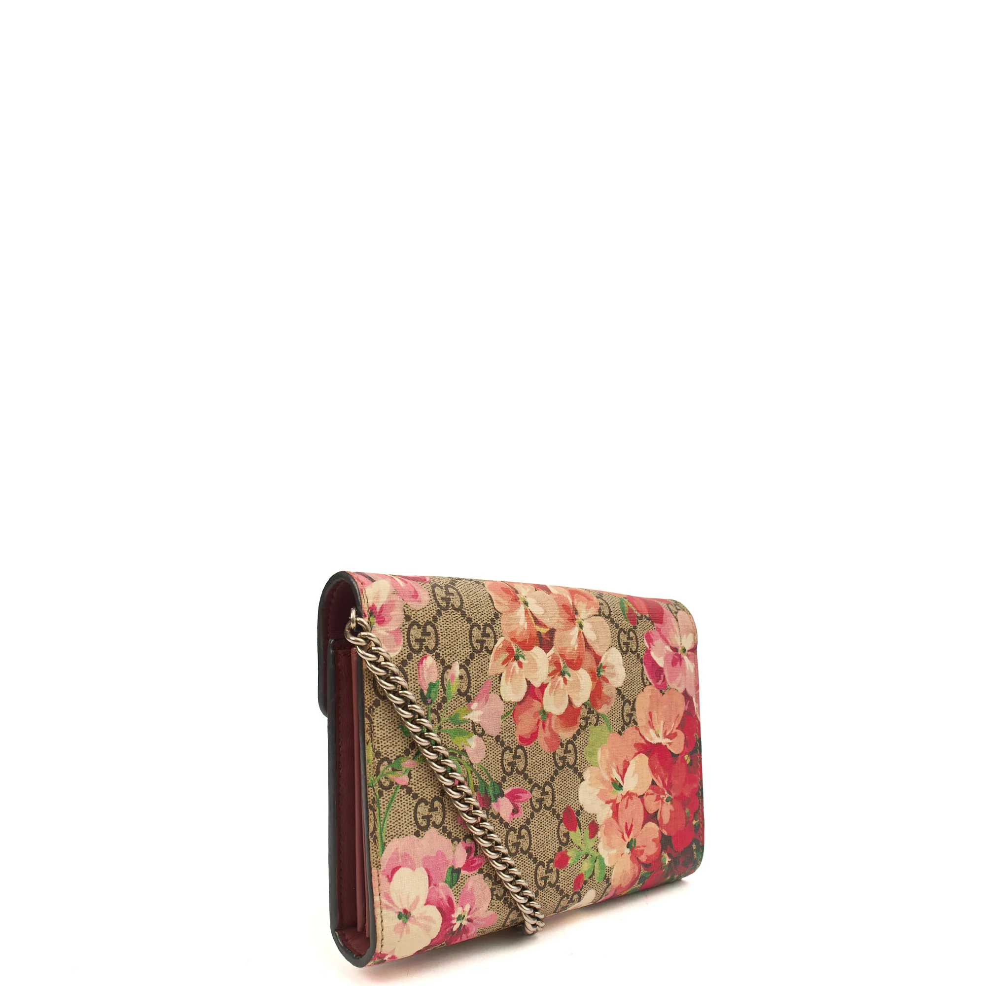 Picture of Gucci Cross Body Dionysus Chain Wallet in Brown, Leather