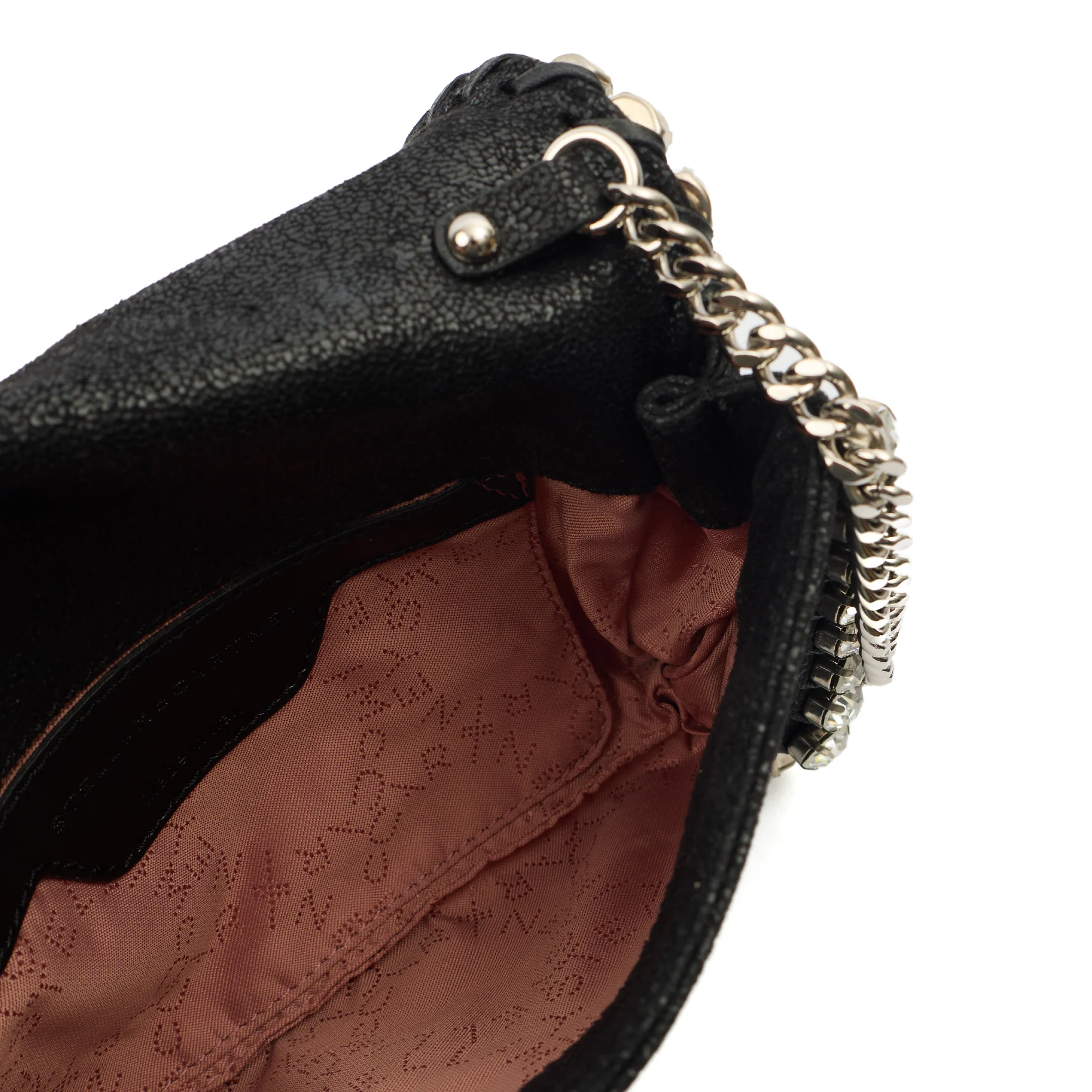 Picture of Stella McCartney Cross Body Falabella Clutch in Black, invalid