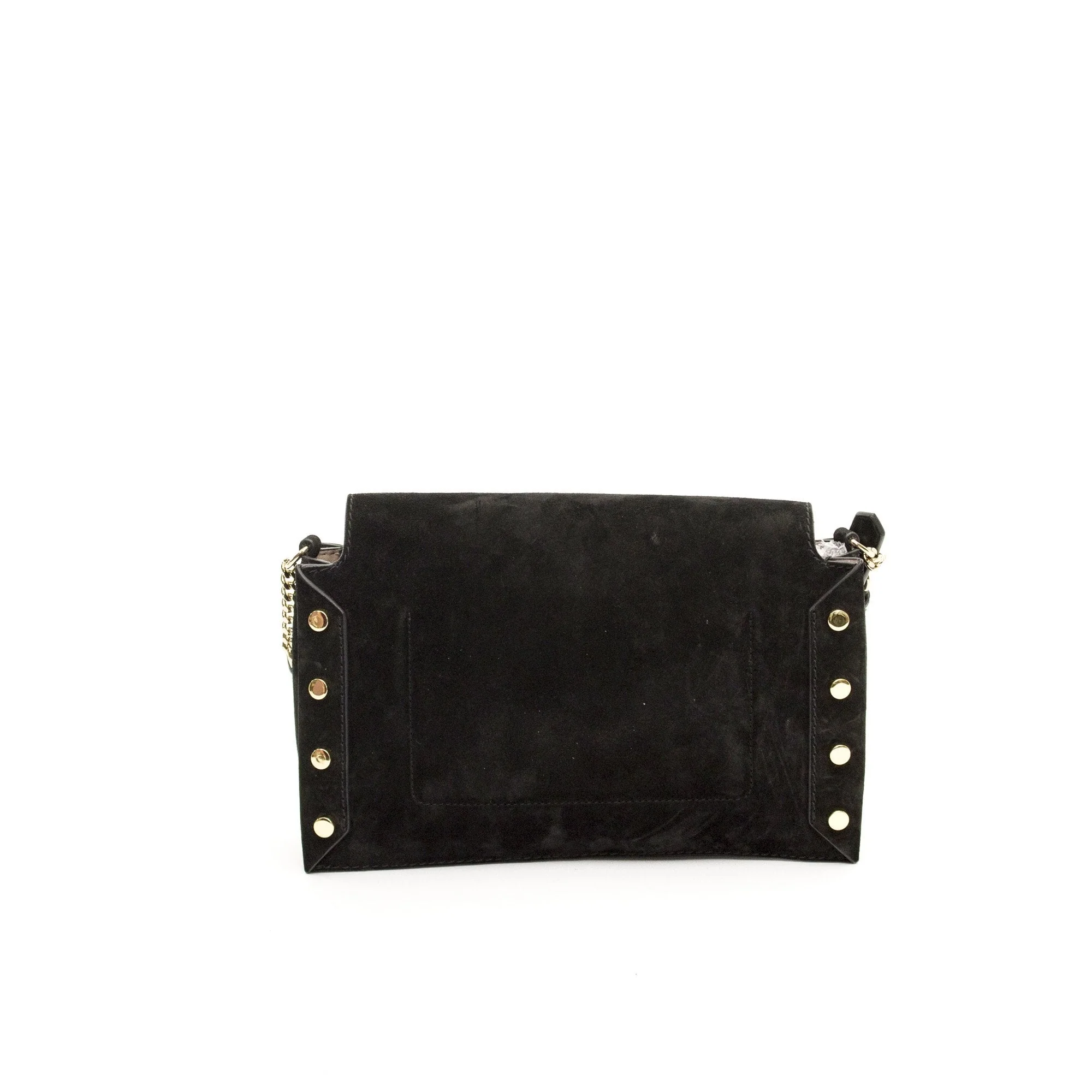 Picture of Jimmy Choo Cross Body Lockett  in Black, Suede