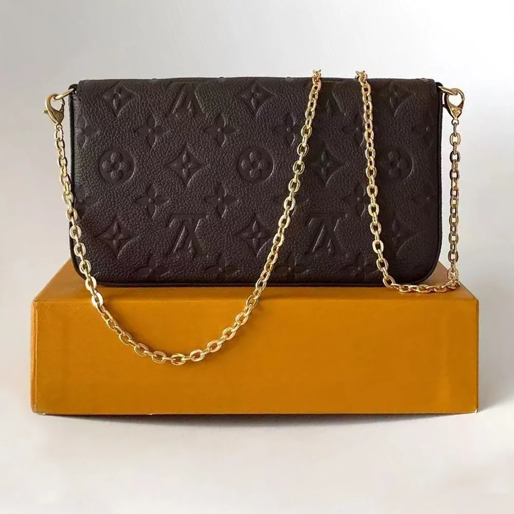 Louis Vuitton Pochette Félicie chain bag back view