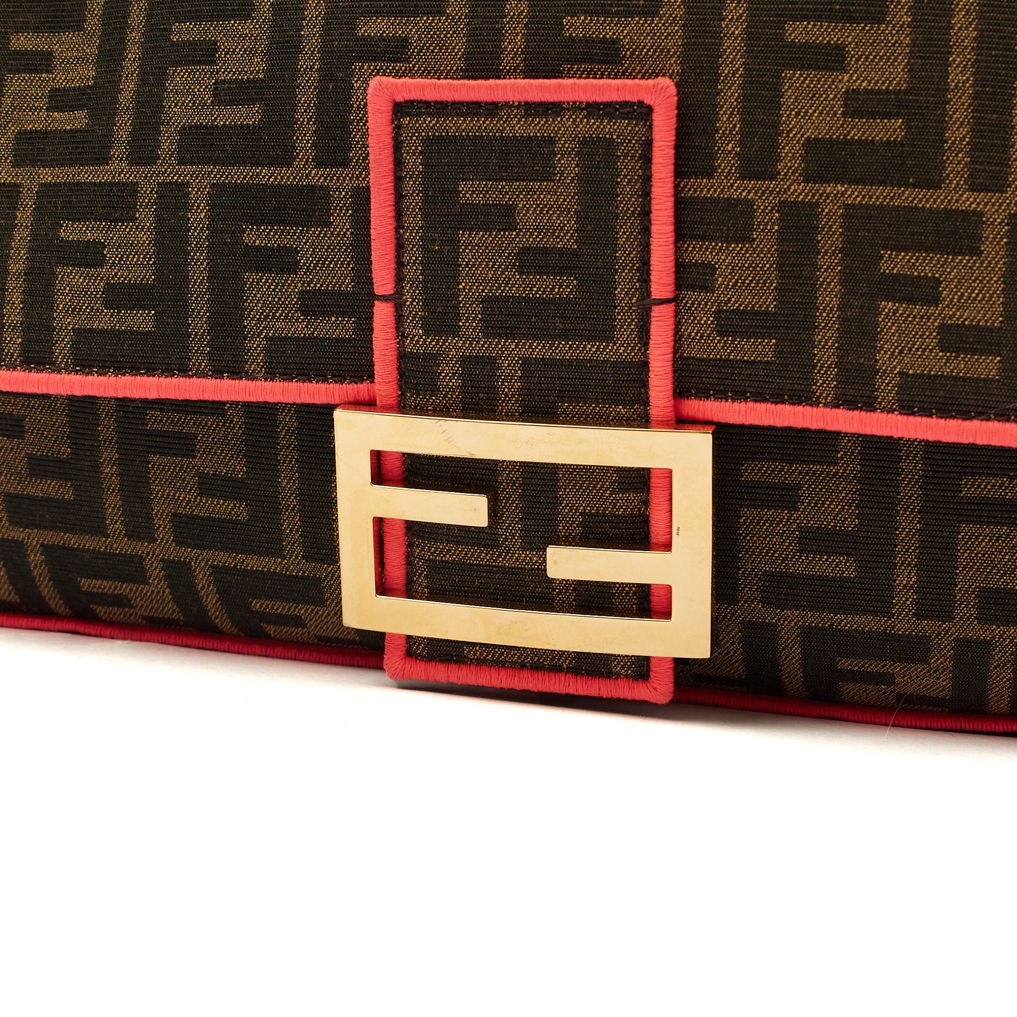 Picture of Fendi Cross Body Baguette - Large in Zucca FF, Canvas