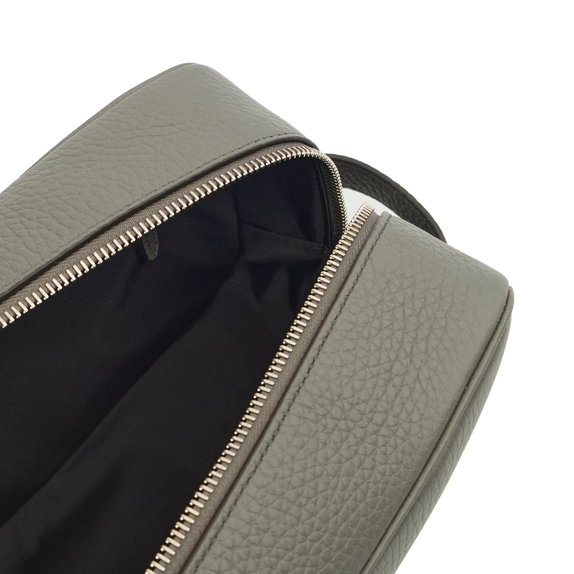 Picture of Mulberry Cosmetic Bag Wash Case in Grey, Leather