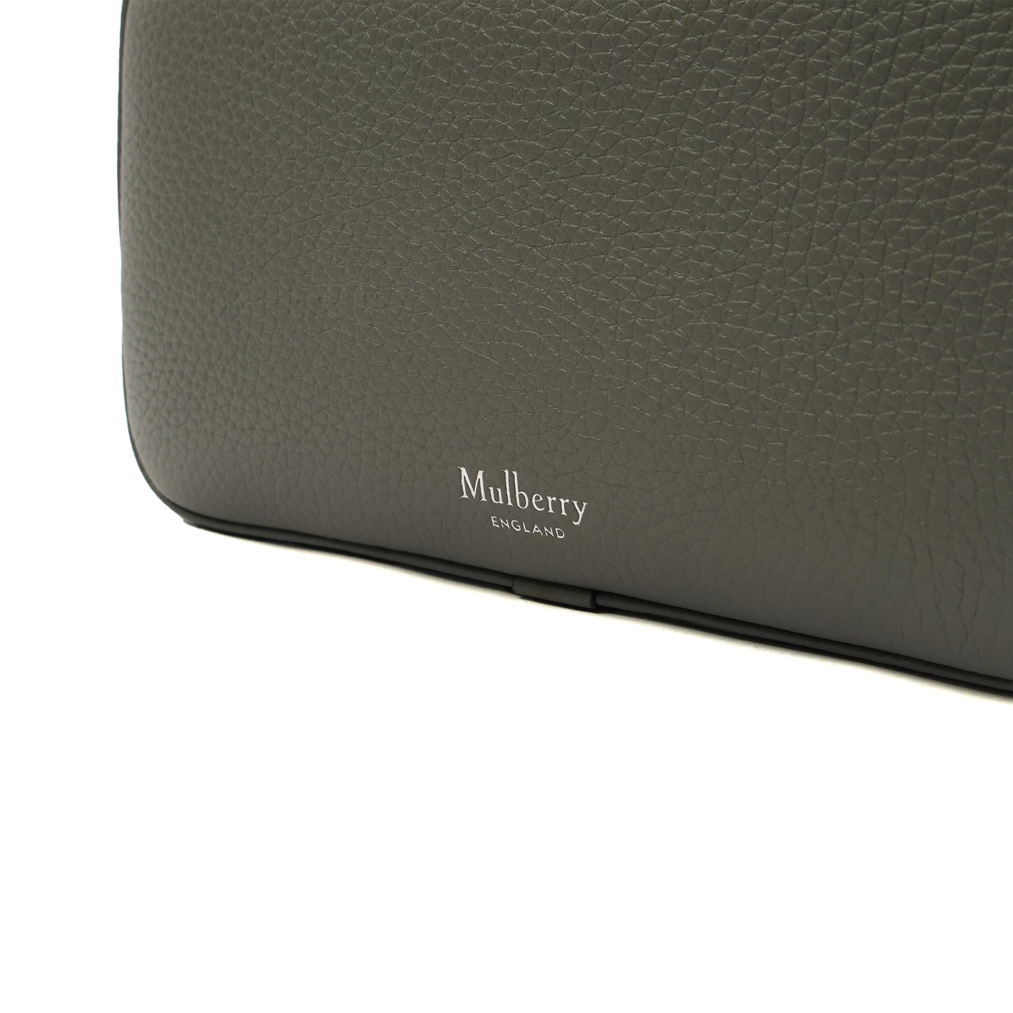 Picture of Mulberry Cosmetic Bag Wash Case in Grey, Leather