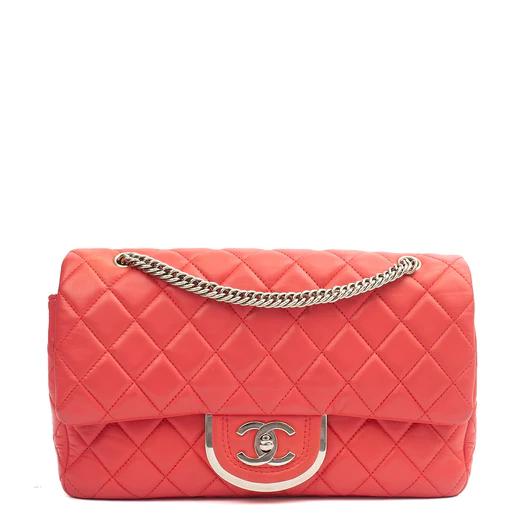 Picture of Chanel Shoulder Bag Flap Bag in Red, Leather