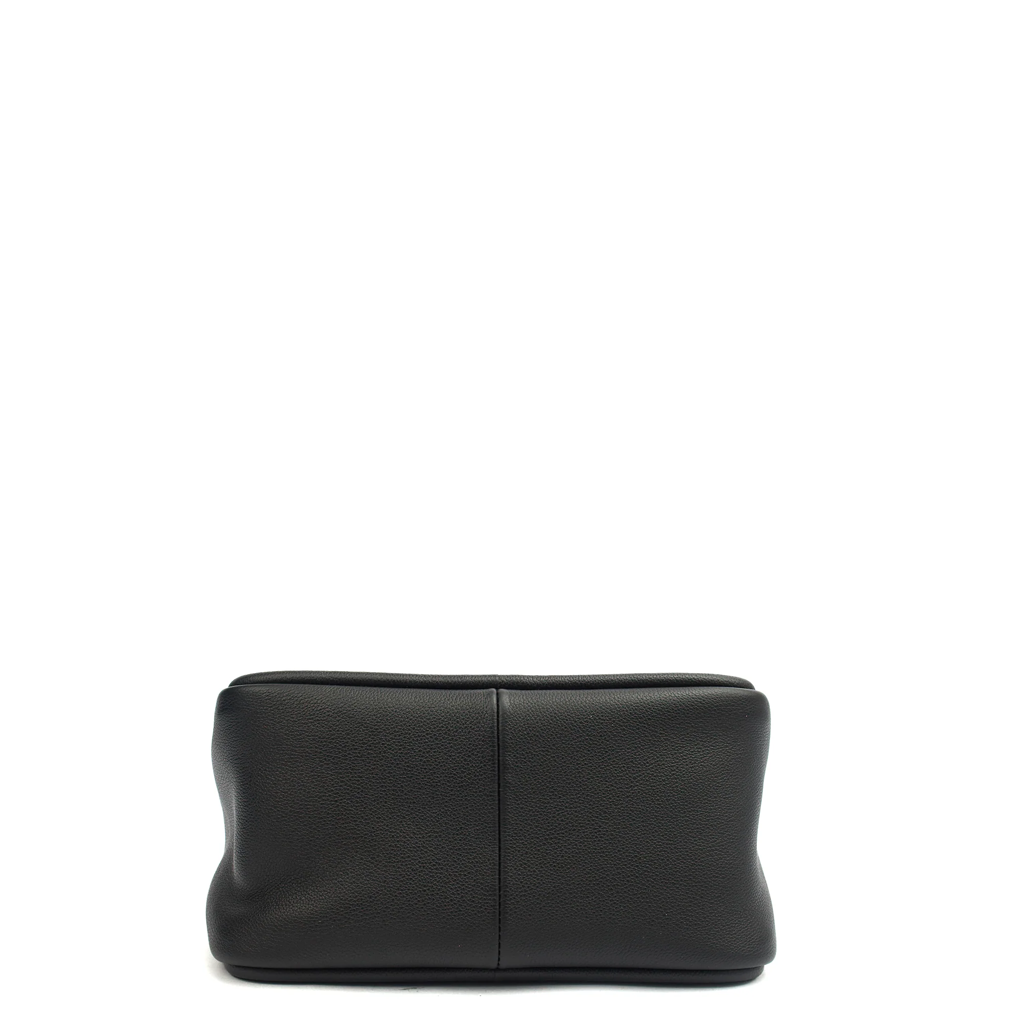 Picture of Prada Tote Plaque Logo Leather Mini Bag in Black, Calfskin