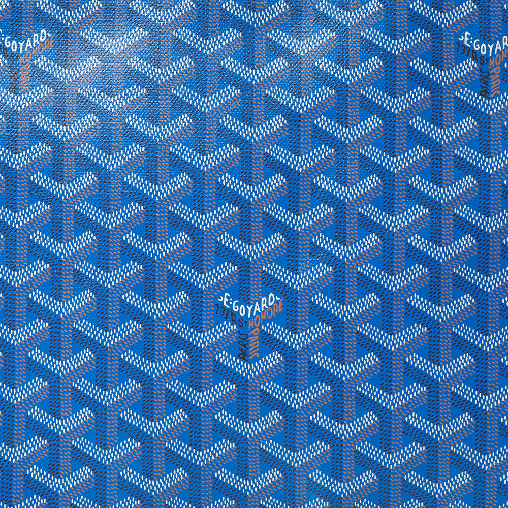 Picture of Goyard Clutch Senat Pouch PM in Blue, Leather