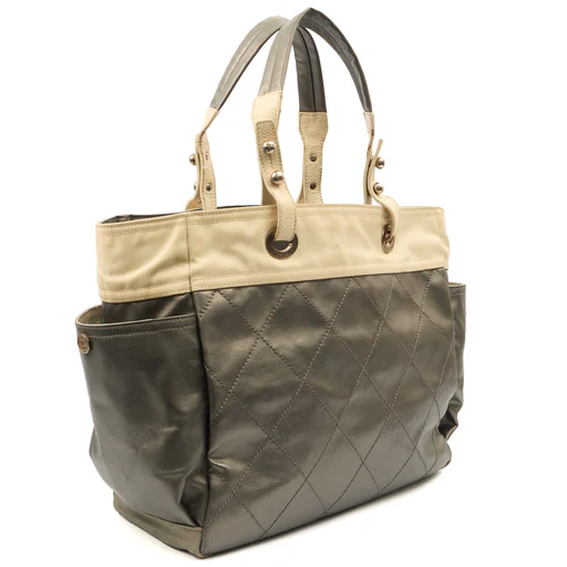 Picture of Chanel Tote Paris-Biarritz Tote - Large  in Metallic, Fabric