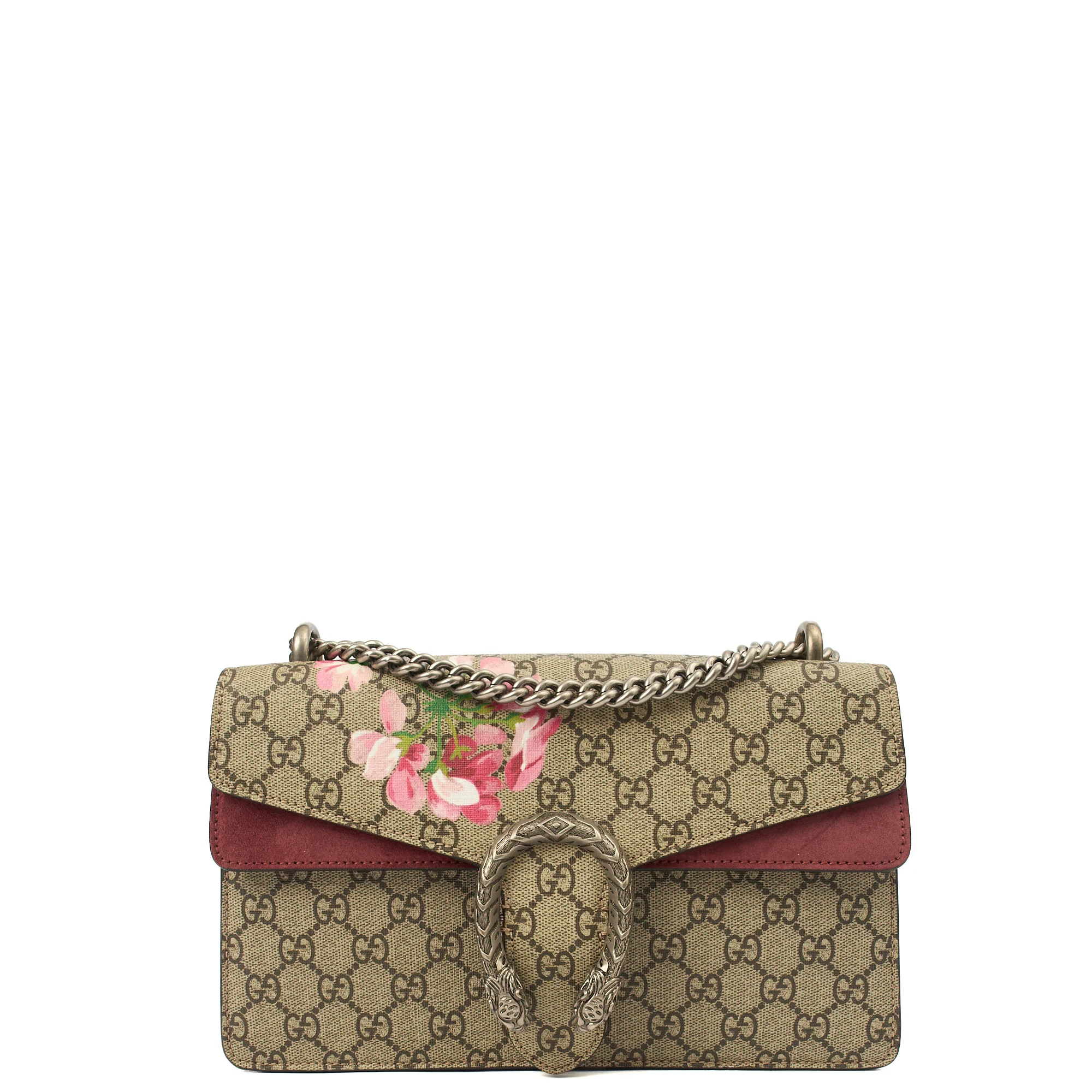Picture of Gucci Shoulder Bag Dionysus - Medium in GG Supreme, Leather