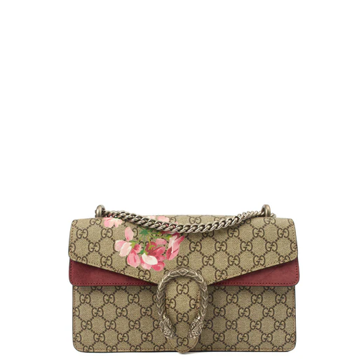Picture of Gucci Shoulder Bag Dionysus - Medium in GG Supreme, Leather