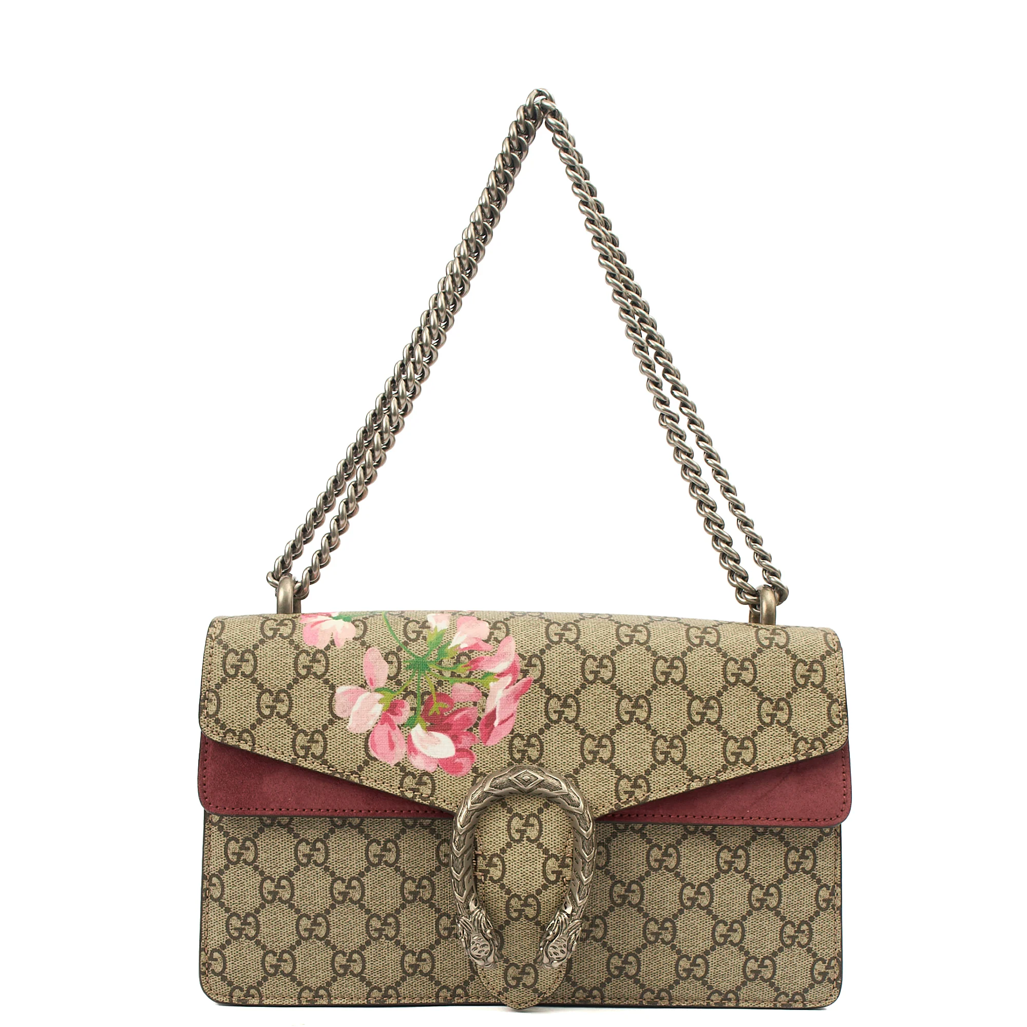 Picture of Gucci Shoulder Bag Dionysus - Medium in GG Supreme, Leather