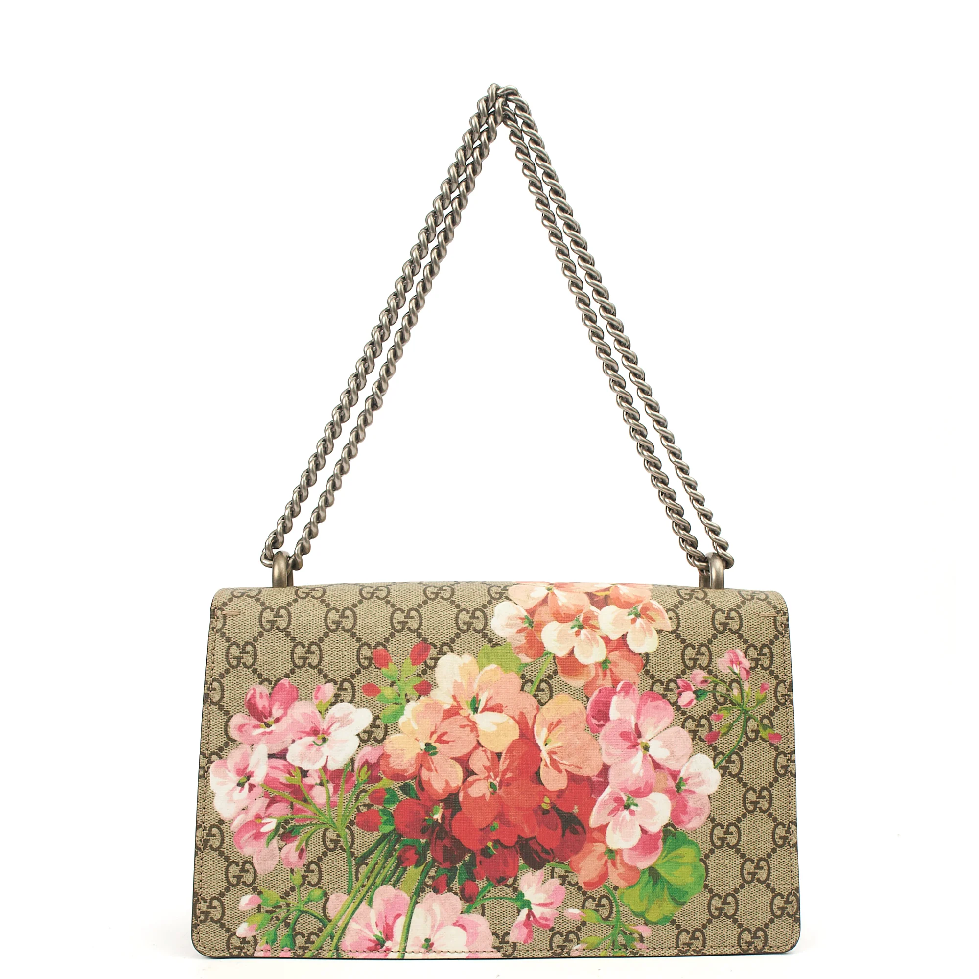 Picture of Gucci Shoulder Bag Dionysus - Medium in GG Supreme, Leather