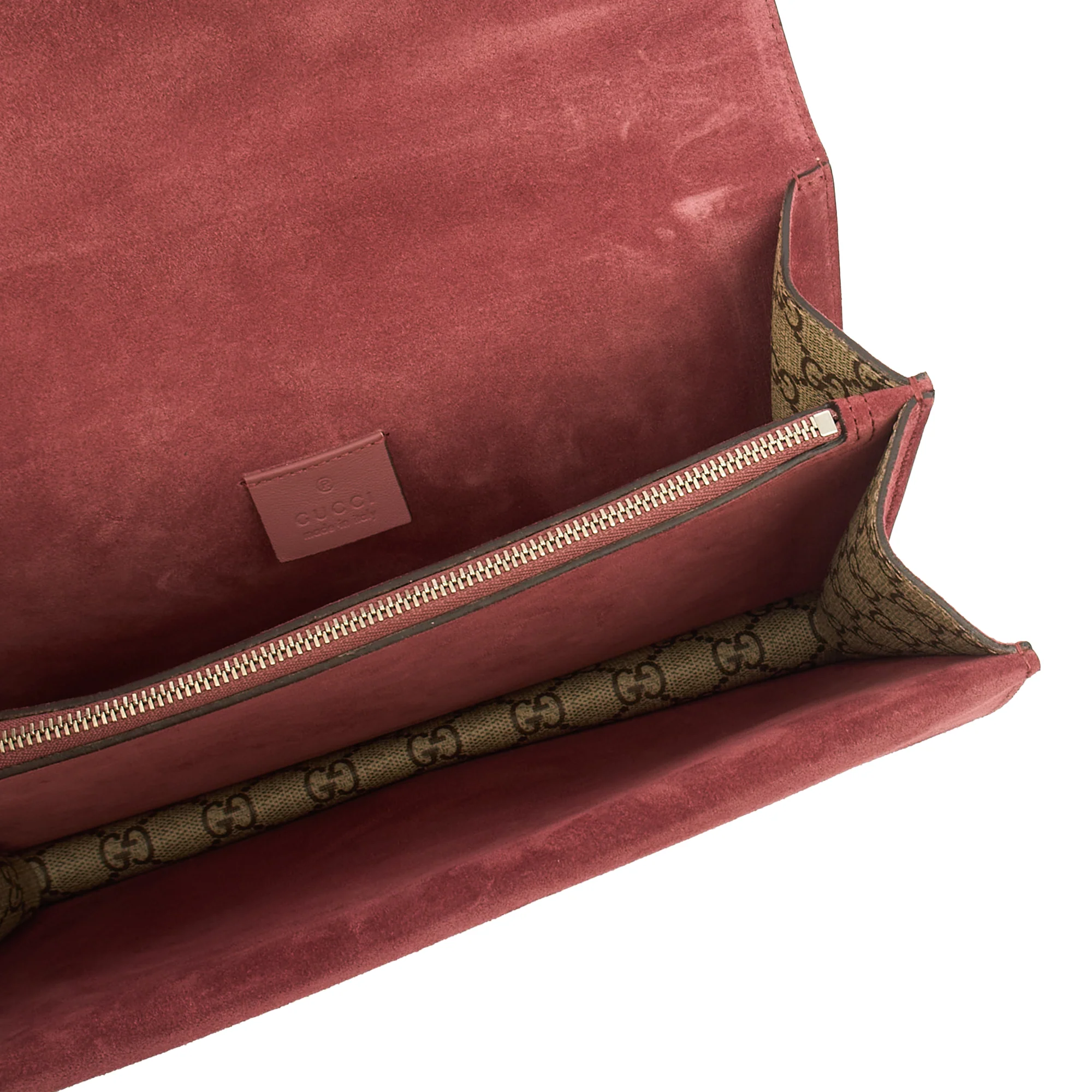 Picture of Gucci Shoulder Bag Dionysus - Medium in GG Supreme, Leather