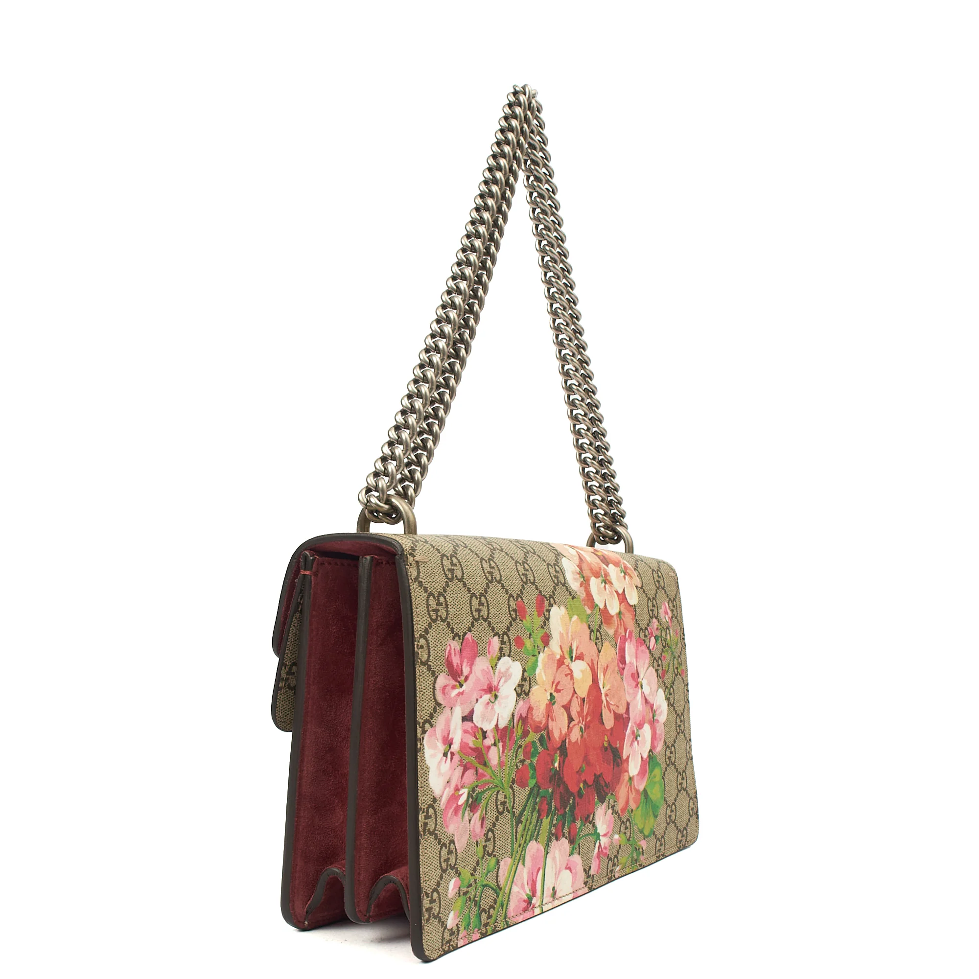 Picture of Gucci Shoulder Bag Dionysus - Medium in GG Supreme, Leather