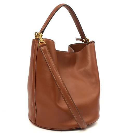 Picture of Celine Bucket Bag Sangle Seau in Brown, Box Calfskin