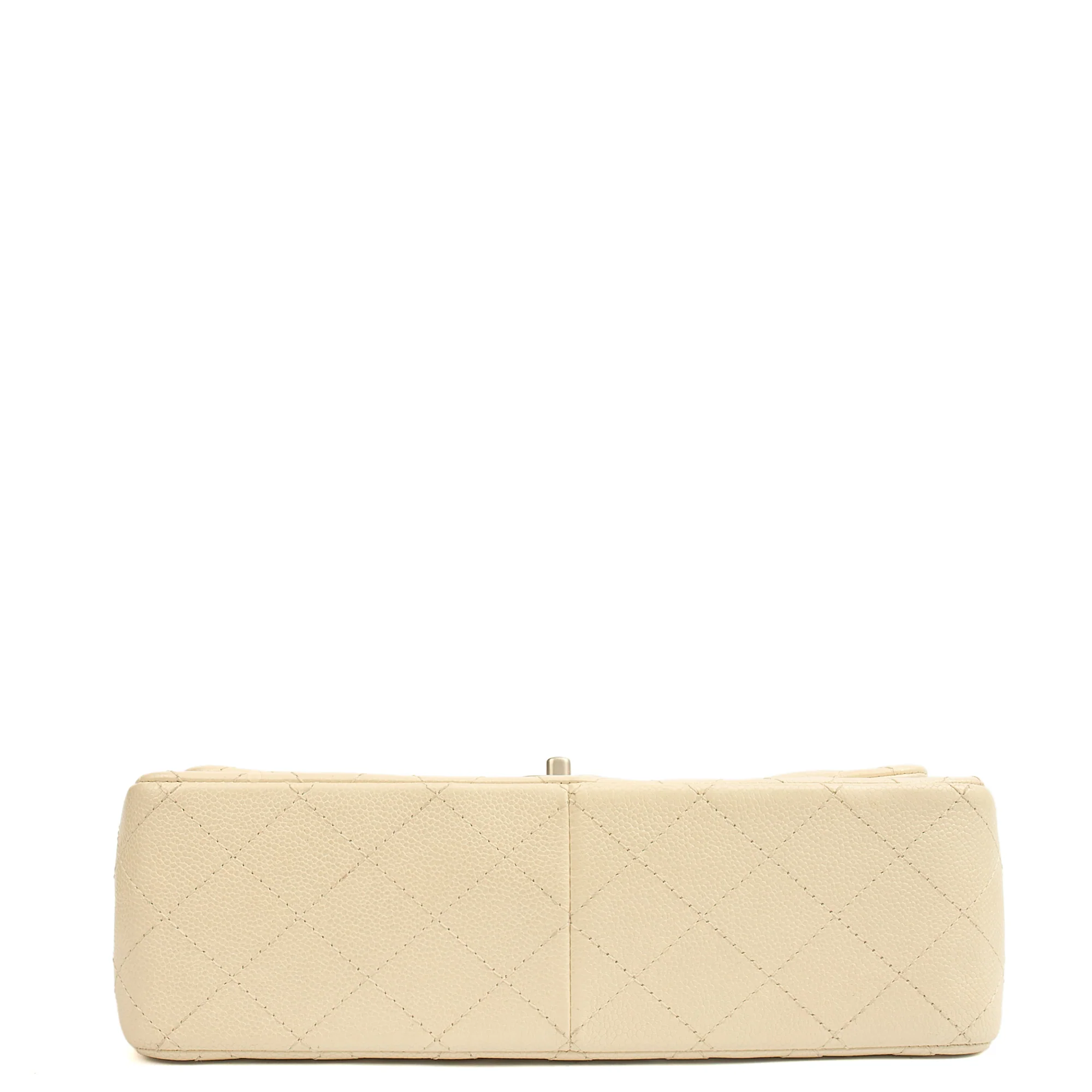 Picture of Chanel Shoulder Bag Classic Double Flap - Large in Neutral, Caviar Leather