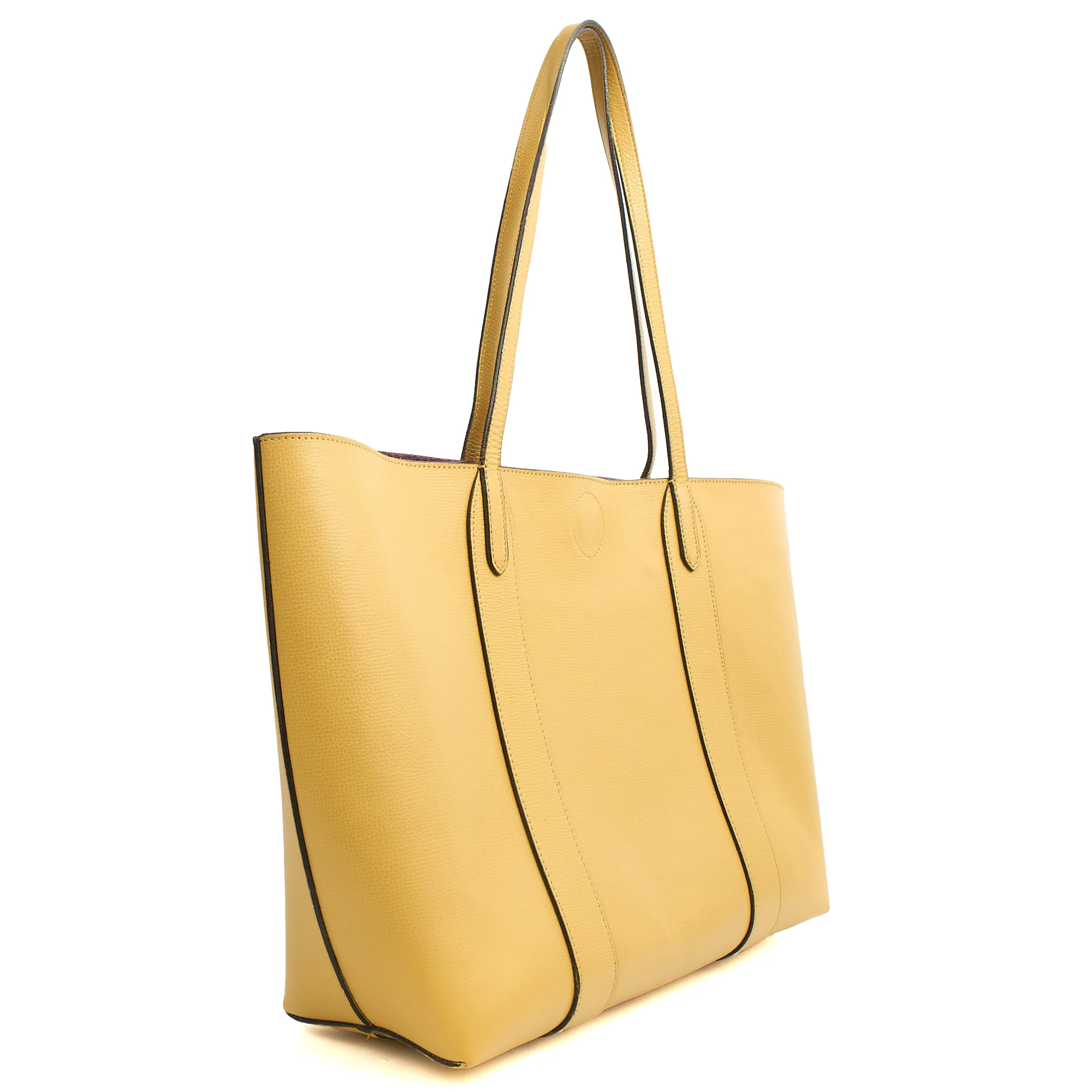 Picture of Mulberry Tote Bayswater Tote in Citrus Yellow, Calfskin Leather