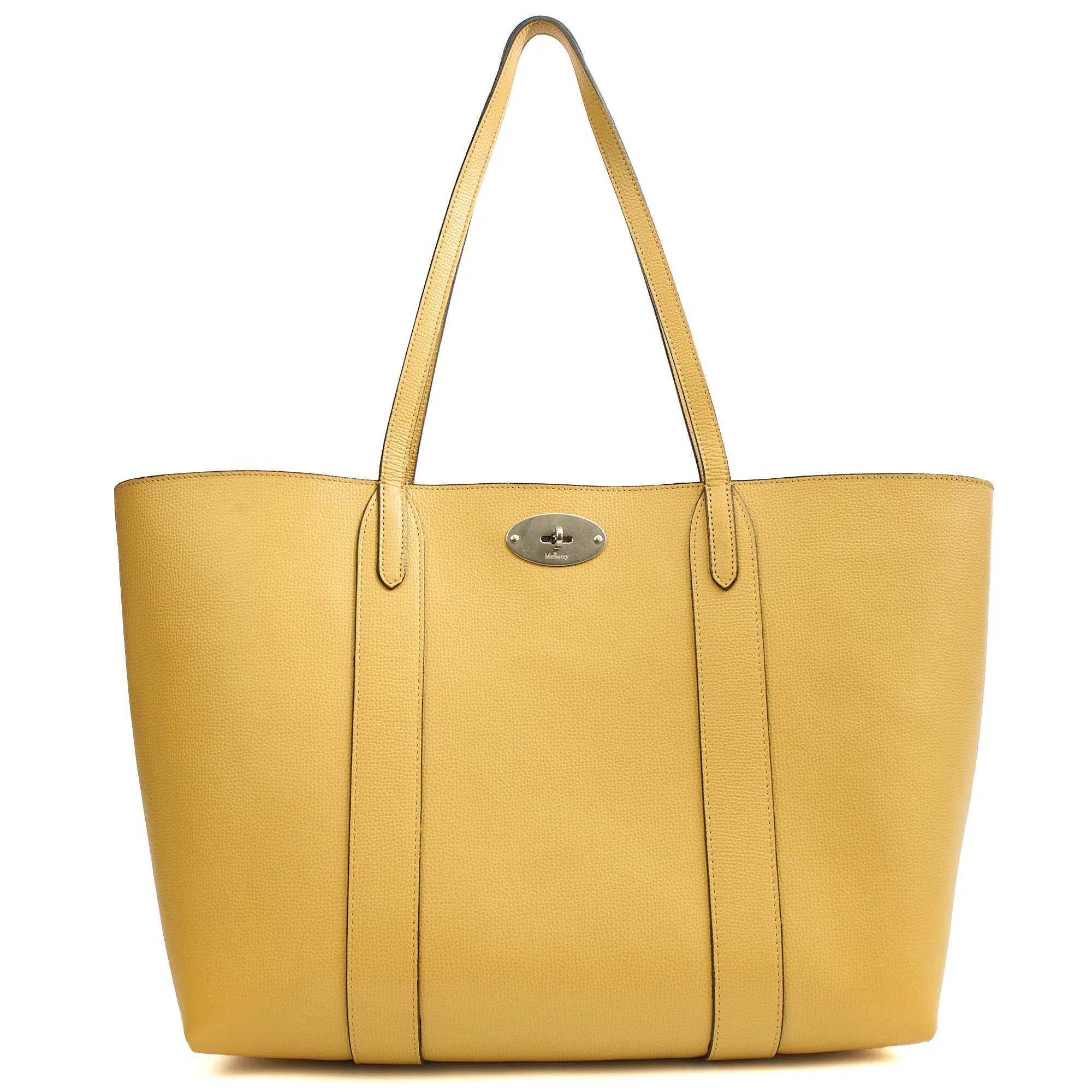Picture of Mulberry Tote Bayswater Tote in Citrus Yellow, Calfskin Leather