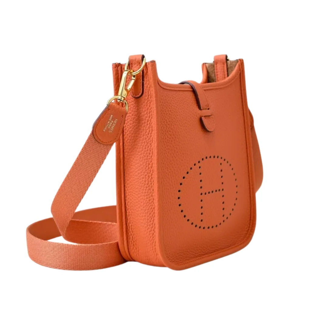 Hermes Evelyne 16 in  Orange - Pre-Owned Authentic