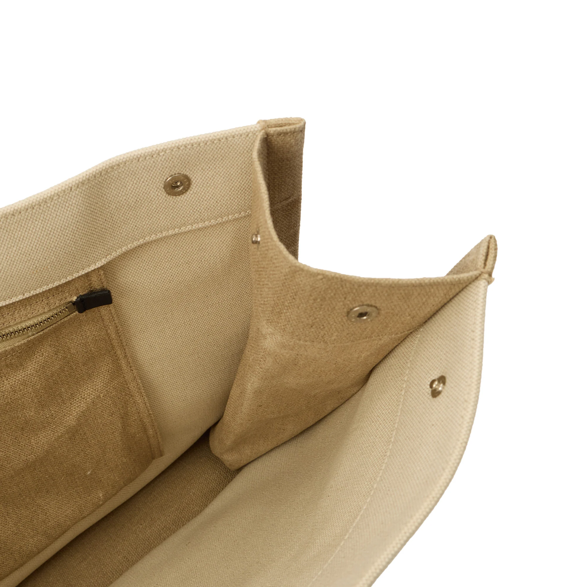 Picture of Saint Laurent Tote Rive Gauche Tote in Neutral, Fabric